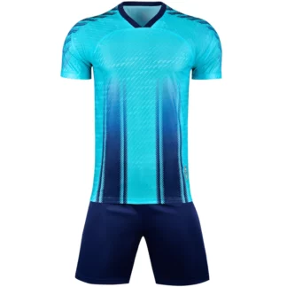 Custom Teal Soccer Uniform Kit
