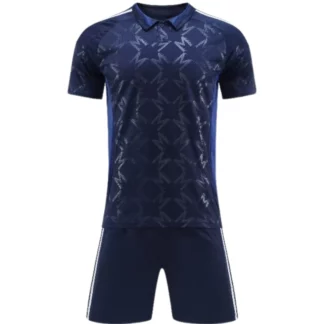 Custom Navy Blue Soccer Uniform Kit