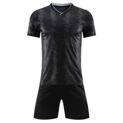 Custom Black Soccer Uniform Kit