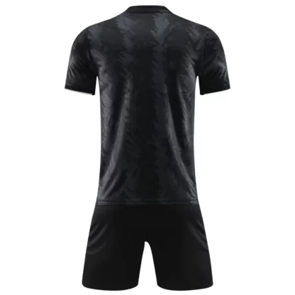 Custom Black Soccer Uniform Kit - Image 2