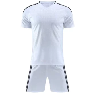 Custom White Soccer Uniform Kit