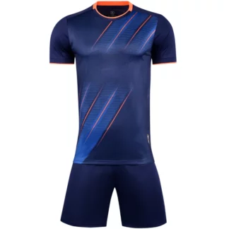Custom Navy Soccer Uniform Kit