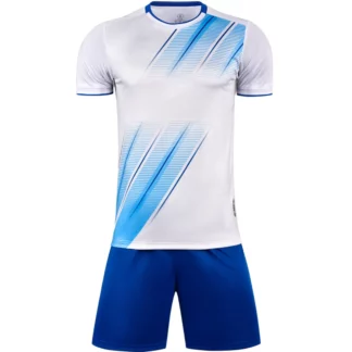 Custom White Soccer Uniform Kit