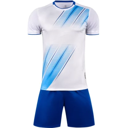 Custom White Soccer Uniform Kit